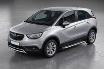 Opel Crossland X 2017–2024 Line side steps (set van 2, aluminium) foto 1