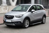 Opel Crossland X 2017–2024 Duru zijtreden (set van 2, aluminium) foto 1