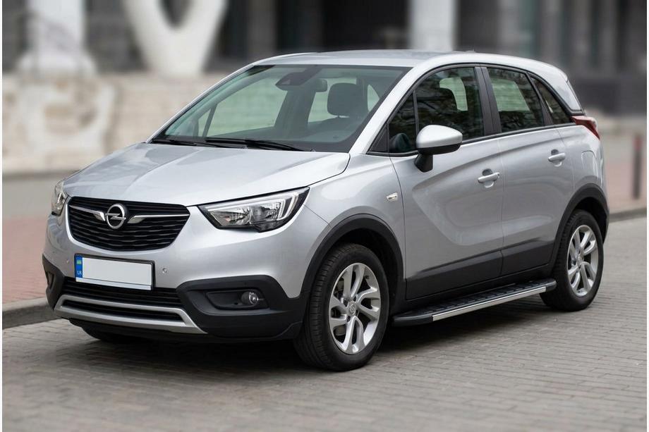 Opel Crossland X 2017–2024 Duru zijtreden (set van 2, aluminium) Image