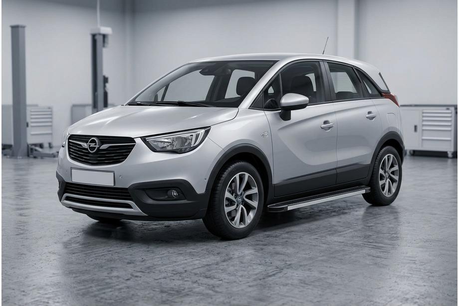 Opel Crossland X 2017–2024 Side steps Maya V1 (2 stuks, aluminium) Image