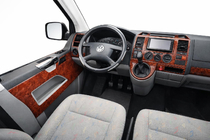 Volkswagen T5 Caravelle 2004–2010 Sierlijsten voor deurpanelen Aluminium foto 1