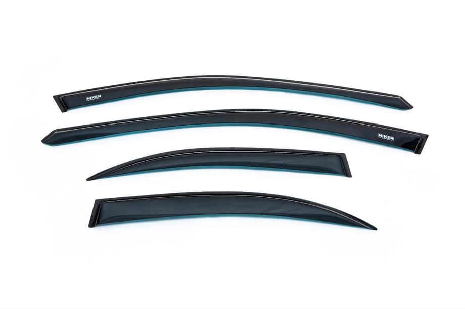 Mazda 6 2003–2008 Raamdeflectoren SD (4 stuks, Niken) Image