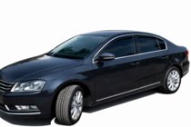 Volkswagen Passat B6 2006–2012 Raamwindschermen met chroomstrip SD (4 st., HIC) foto 9
