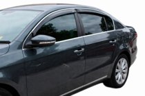Volkswagen Passat B6 2006–2012 Raamwindschermen met chroomstrip SD (4 st., HIC) foto 10