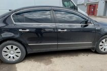 Volkswagen Passat B6 2006–2012 Raamwindschermen met chroomstrip SD (4 st., HIC) foto 3