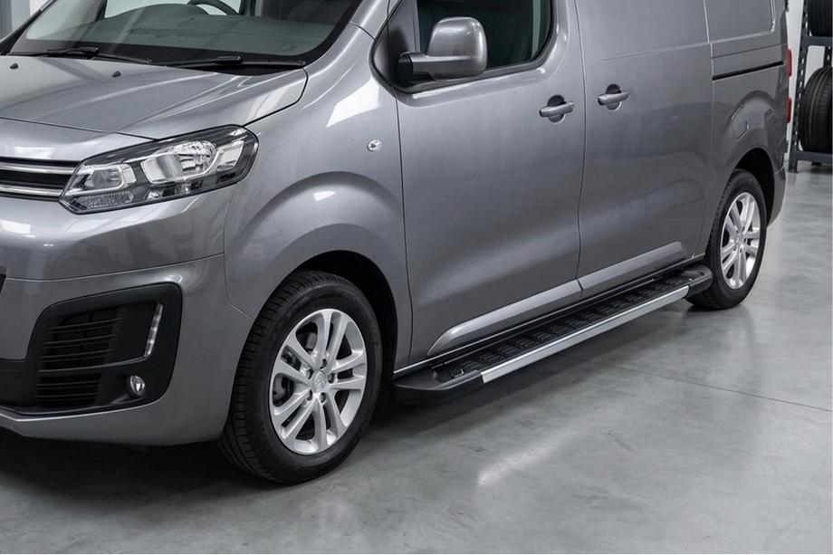 Citroen Jumpy/Dispatch 2017– Side steps RedLine V1 (2 stuks, aluminium) Image