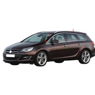 Complete raamomlijsting (Sport Tourer, 12-delig, RVS)