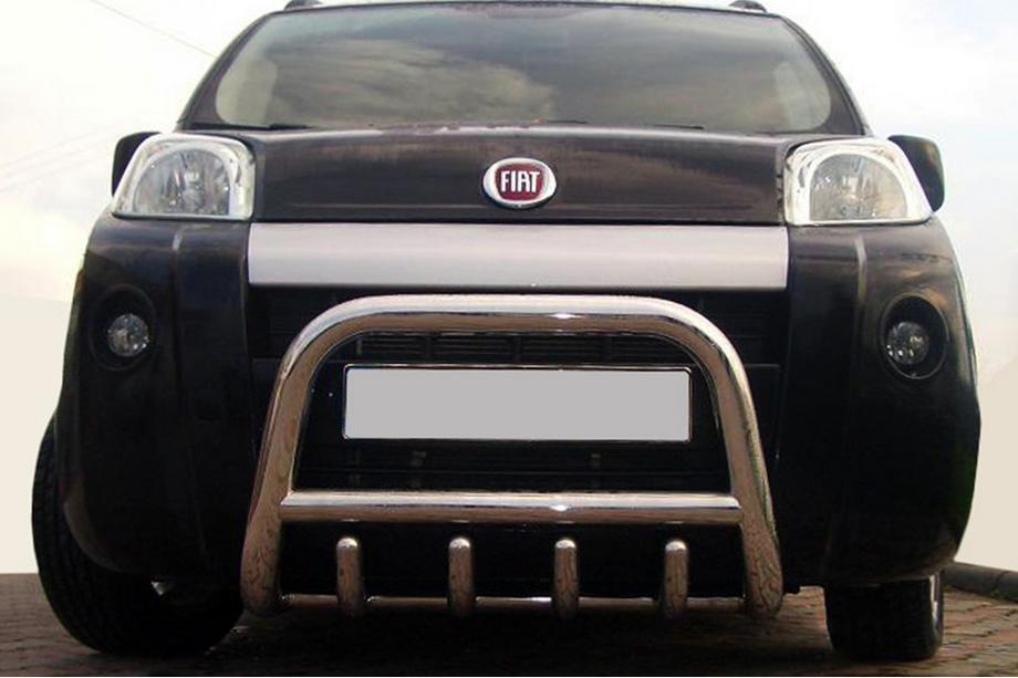 Peugeot Bipper 2008–2017 Bullbar QT006 (RVS) Image