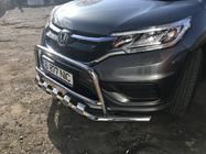 Honda CRV 2012–2016 Voorbescherming WT003-ST-V2 (RVS) foto 4