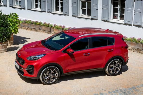 Vernieuwd model van de KIA Sportage-crossover
