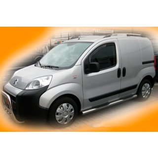Sidebars (set van 2, RVS) Peugeot Bipper 2008–2017 foto 2