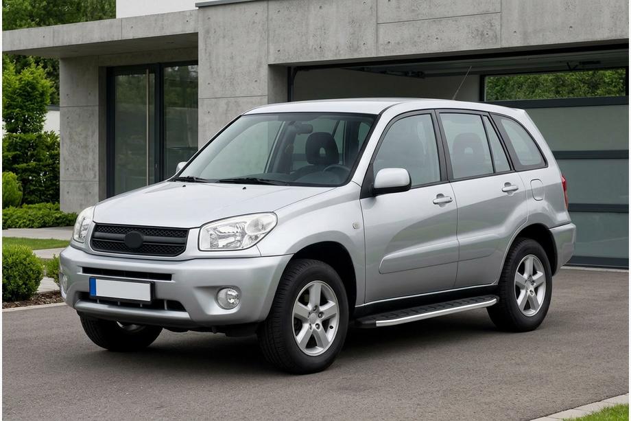 Toyota Rav 4 2001–2005 Fullmond side steps (2 stuks, aluminium) Image