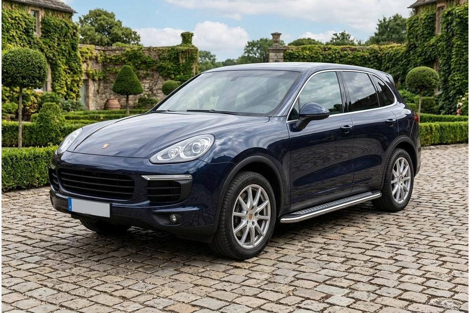 Porsche Cayenne 2010–2017 Maydos v2 zijtreden (set 2 stuks, aluminium/RVS) Image
