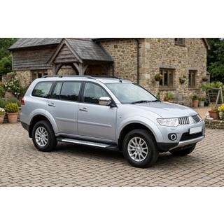 Line side steps (set van 2, aluminium) Mitsubishi Pajero Sport 2008–2015 foto 1