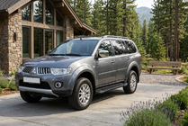 Mitsubishi Pajero Sport 2008–2015 RedLine Black zijtreden (2 st., aluminium) foto 1