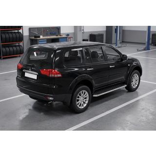 Maydos V1 side steps (set van 2, aluminium/RVS) Mitsubishi Pajero Sport 2008–2015 foto 1