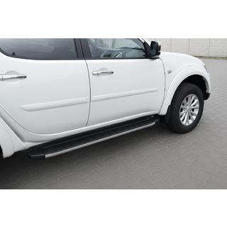 Fullmond side steps (2 stuks, aluminium) Mitsubishi Pajero Sport 2008–2015 foto 1