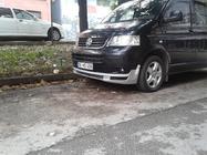 Volkswagen T5 Transporter 2003–2010 ABT frontlip onderzijde met canards (spuitklaar) foto 6