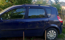 Renault Scenic/Grand 2003–2009 Zwarte dakrails (set van 2) Lange wielbasis (Grande) foto 8
