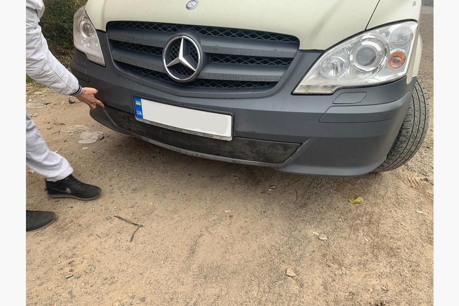 Mercedes Vito W639 2004–2014 Winterafdekking voor bumper (2010-2015) Foto 4