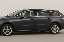 Peugeot 508 2010–2018 Onderste raamomlijsting (SW, RVS) foto 1