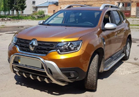 Renault Duster 2018–2024 Bullbar zonder opschrift WT003 (RVS) foto 4