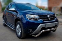Dacia Duster 2018–2024 Bullbar WT007 (rvs) foto 1