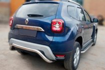 Renault Duster 2018–2024 Achterbeschermbeugel AK007 (RVS) foto 1