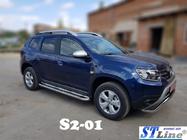 Renault Duster 2018–2024 Premium side steps (2 st., RVS) foto 1