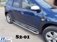 Renault Duster 2018–2024 Premium side steps (2 st., RVS) foto 3