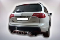 Acura MDX 2007–2013 Achterbeschermbeugel B1-47 (RVS) foto 4