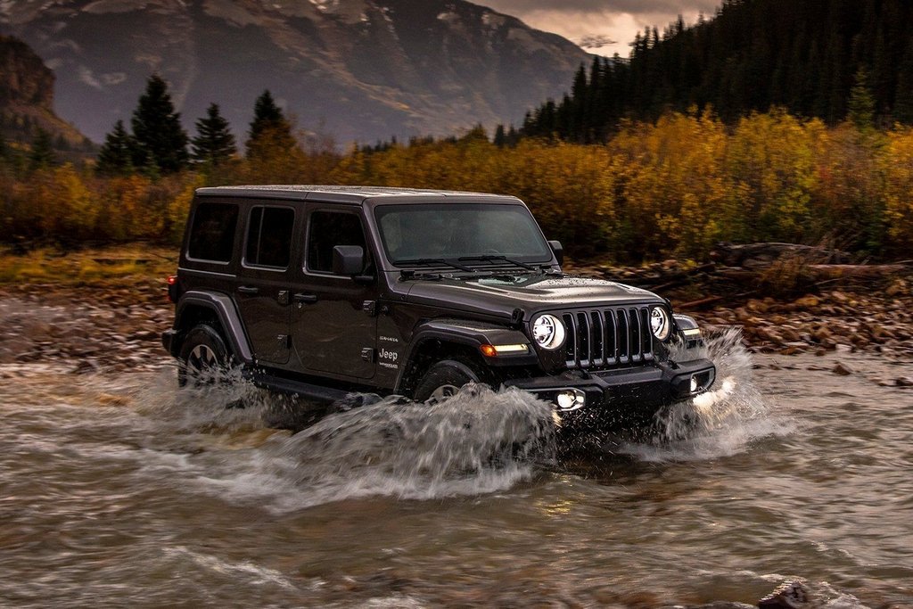 Vijfdeurs Jeep Wrangler van de vierde generatie