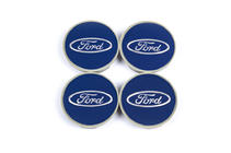 Ford Naafdoppen voor velgen 54,5/50 mm blauw (4 stuks) foto 2