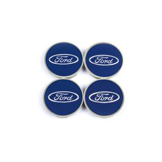 Naafdoppen voor velgen 54,5/50 mm blauw (4 stuks) foto 2