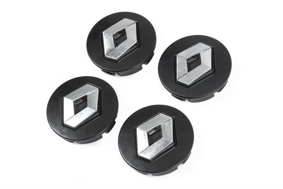 Renault Naafdopjes zwart 5882B (56 mm buitenmaat / 52 mm binnenmaat, set van 4) Foto 1