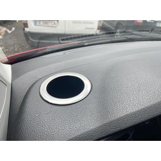 RVS bekerhouder afdekplaat (2 stuks) Volkswagen T6 2015–2024 foto 1