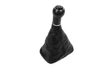 Volkswagen Bora 1998–2004 Pookknop en pookhoes (5-versnellingen, zwart frame) foto 1