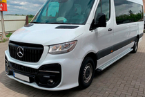 Mercedes Sprinter W907/W910 2018– Zijtreden Maya V2 (set van 2, aluminium) foto 2