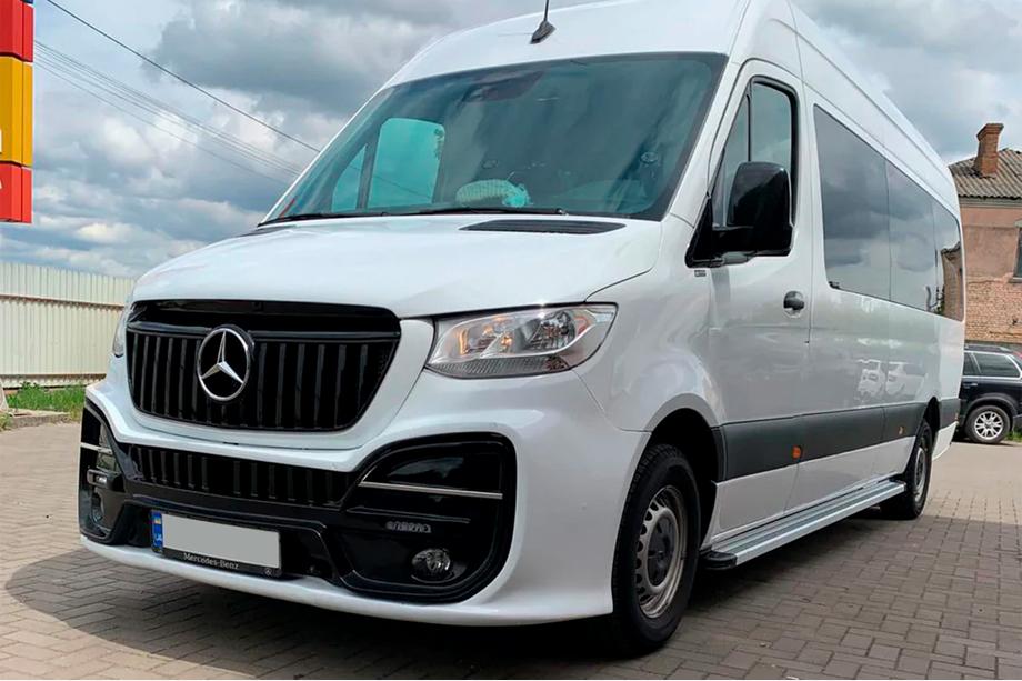 Mercedes Sprinter W907/W910 2018– Zijtreden Maya V2 (set van 2, aluminium) Middenlange wielbasis - achterwielaandrijving Foto 4