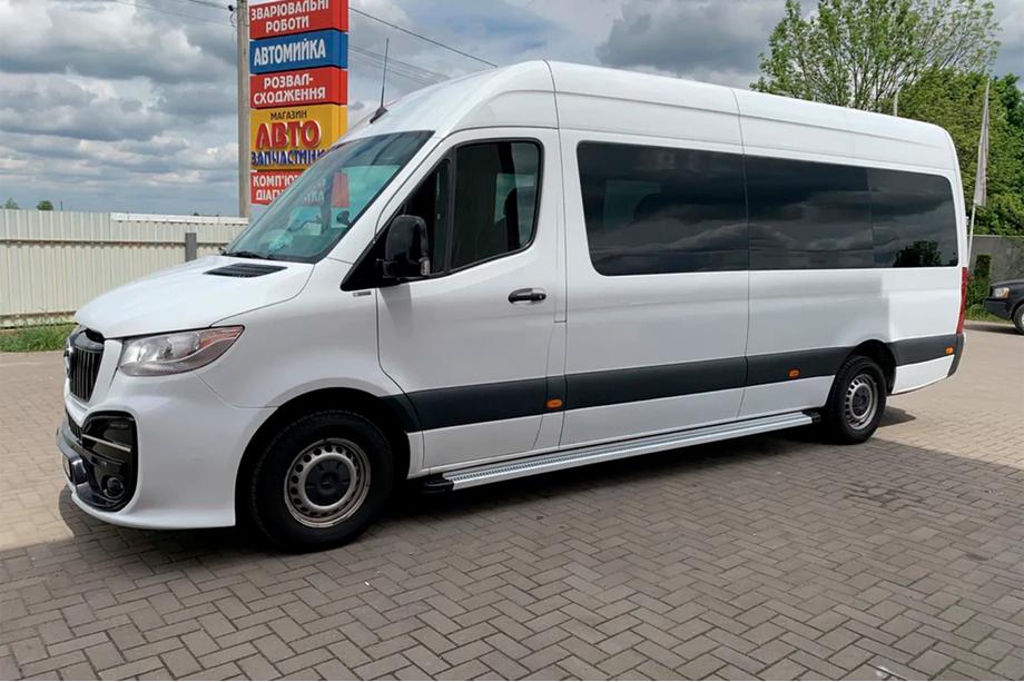 Mercedes Sprinter W907/W910 2018– Zijtreden Maya V2 (set van 2, aluminium) Image