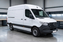 Mercedes Sprinter W907/W910 2018– Bosphorus Black side steps (2 stuks, aluminium) Lang/Extra lang foto 1