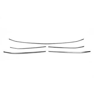 RVS sierlijsten voor grille (5 stuks) foto 2
