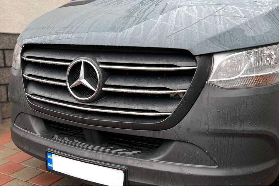 Mercedes Sprinter W907/W910 2018– RVS sierlijsten voor grille (5 stuks) Carmos - Turks staal Image