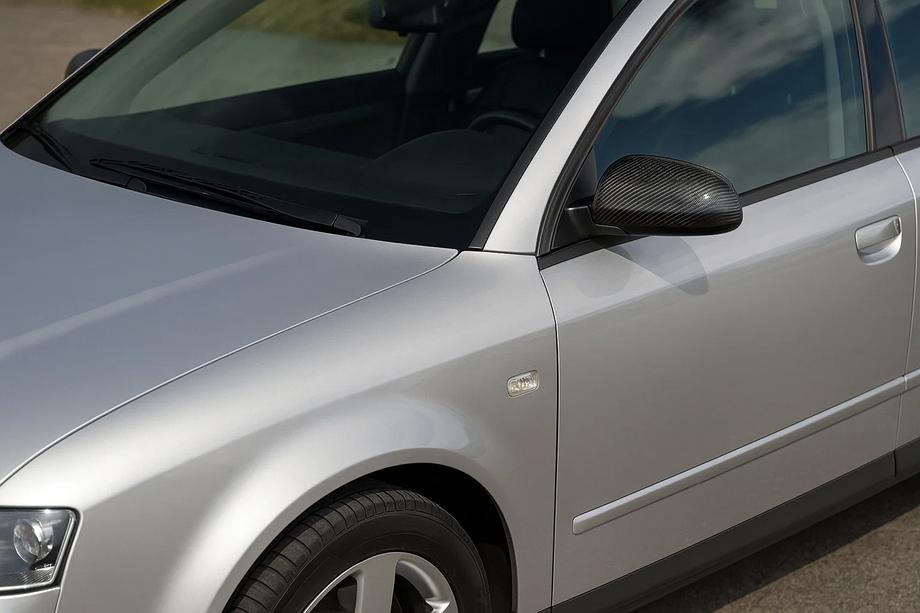 Audi A4 B6 2000–2004 Carbon spiegelkappen (set van 2) Image