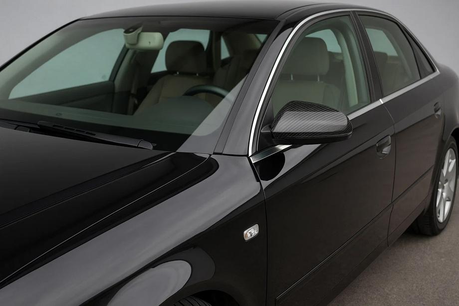 Audi A4 B7 2004–2008 Carbon spiegelkappen (set van 2) Image