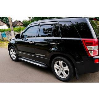 Side steps Allmond Grey (set van 2, aluminium) Suzuki Grand Vitara 2005–2017 foto 1