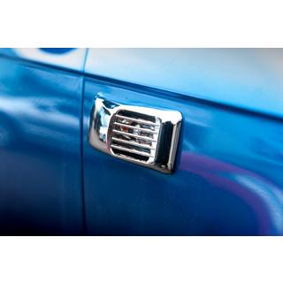 Rooster voor zijknipperlicht rechthoek (2 stuks, ABS) Audi A3 2003–2012 foto 1