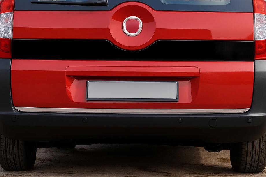 Citroen Nemo 2007–2017 RVS sierlijst onderrand achterklep Image