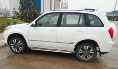 Chery Tiggo 3 2005– Premium side steps (2 st., RVS) Ø60 foto 3