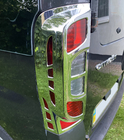Citroen Nemo 2007–2017 Chromen remlichtcovers met bocht (set van 2, kunststof) foto 9